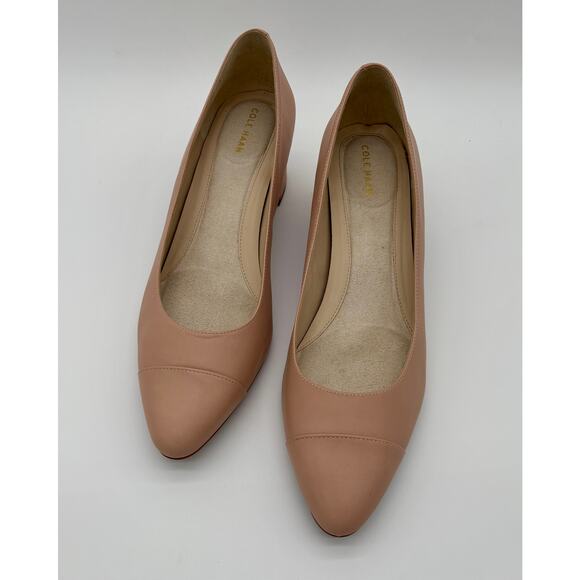 Cole Haan Women’s Go-To-Block Heel Pump in Blush Size 10.5 B Dress Shoes - Picture 2 of 6